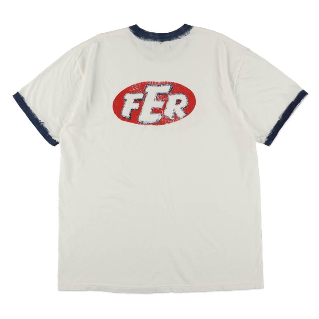 FER MOTORSPORT TRIM TEE #WHITE×NAVY [BW261-FMSTT]