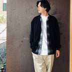COTTON KNIT CREW NECK SWEATER ( TYPE-1 ) #BLACK [26FWE-WMK-KN01]