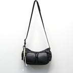 TECH LEATHER TACTICAL SHOULDER #BLACK [FEL34261B0004]