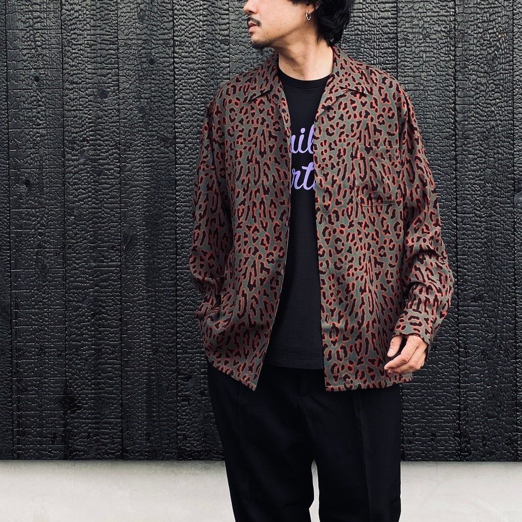 HAWAIIAN SHIRT L/S ( TYPE-1 ) #CHARCOAL [26FW-WMS-HI01]