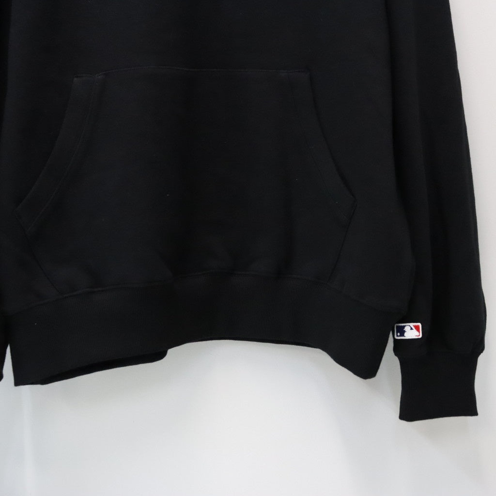 MLB | NY | HEAVY WEIGHT PULLOVER HOODED SWEAT SHIRT ( TYPE-1 ) #BLACK [MLB-WM-SS01]
