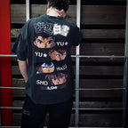 幽遊白書 | 春夏T卹 - TEAM URAMESHI #黑色 [TYUM24AM007]