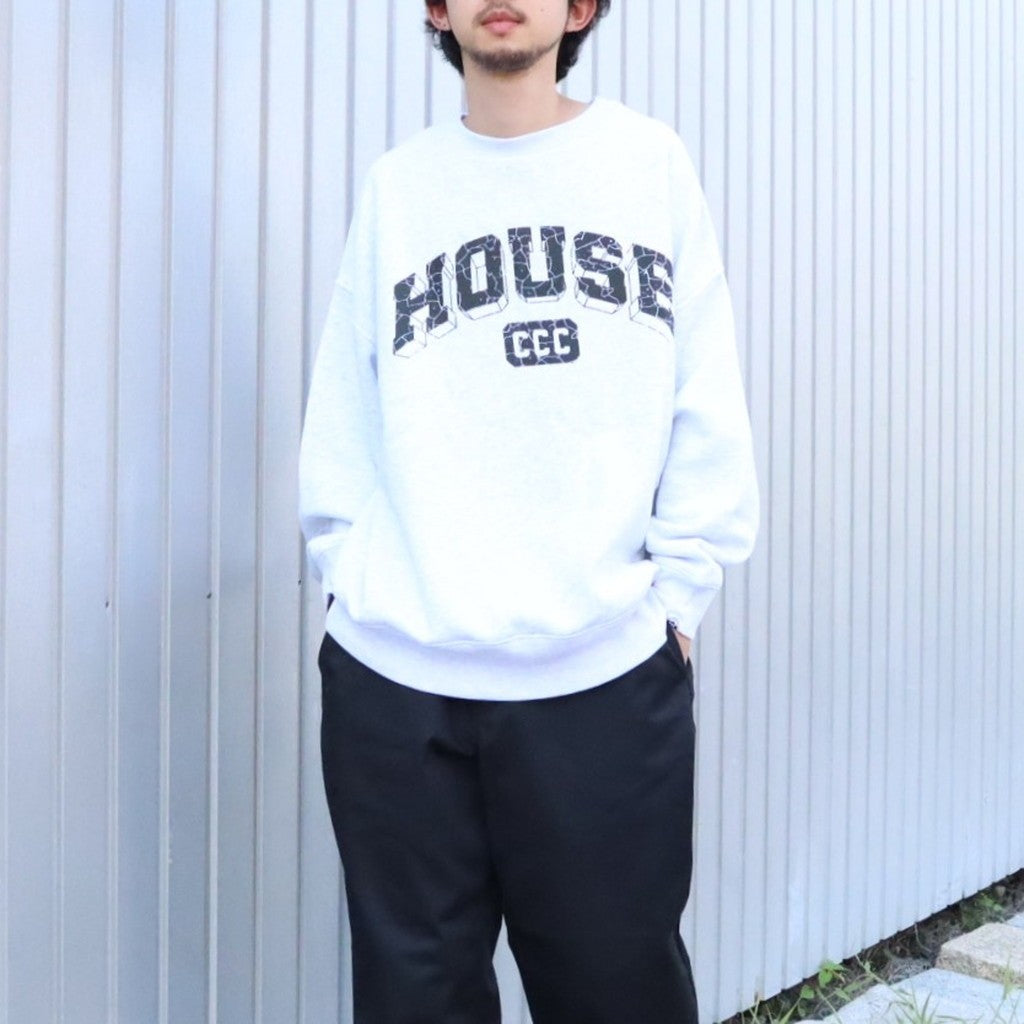IS-NESS | SWEATSHIRT_HOUSE #ASH GRAY [CCC-263C007]