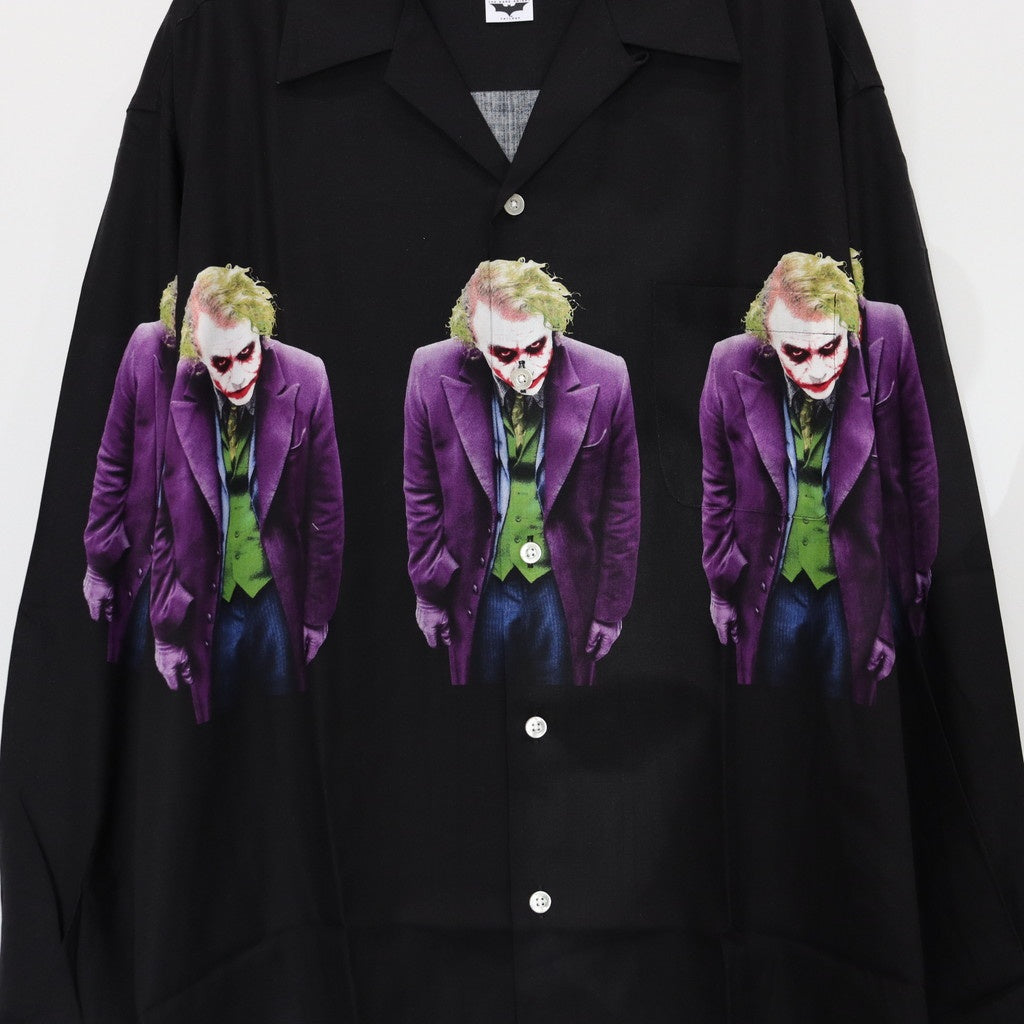 THE DARK KNIGHT TRILOGY | L/S HAWAIIAN SHIRT ( TYPE-1 ) #BLACK [TDKT-WM-HI06]