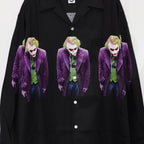 THE DARK KNIGHT TRILOGY | L/S HAWAIIAN SHIRT ( TYPE-1 ) #BLACK [TDKT-WM-HI06]