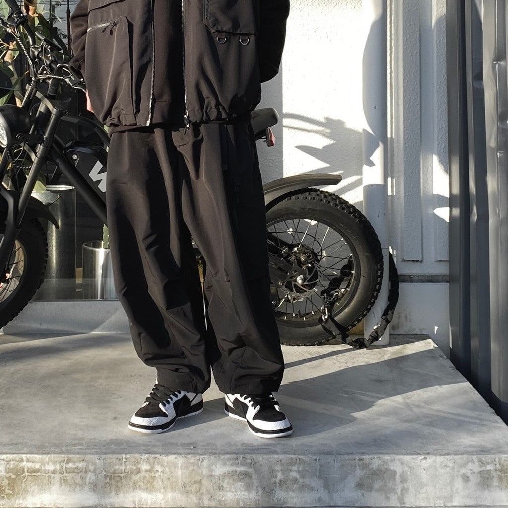 RIPSTOP BALLOON CARGO PANTS #BLACK [SS24-B01] – cocorozashi