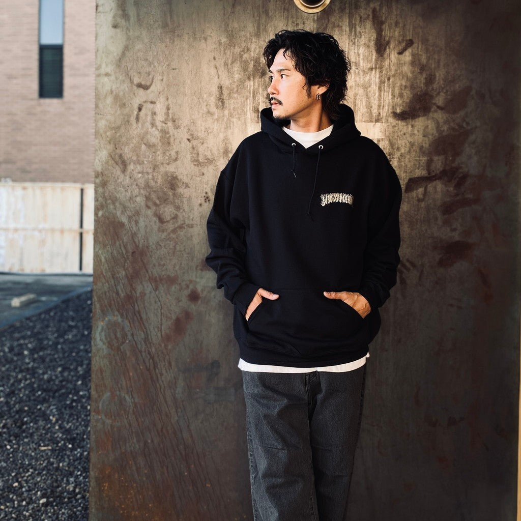 TIM LEHI | PULLOVER HOODED SWEAT SHIRT #BLACK [25FW-WMC-SS11]_