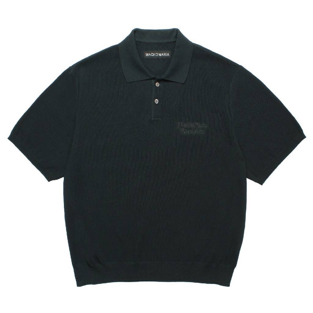 KNIT POLO SHIRT #D-GREEN [26SS-WMK-KN06]