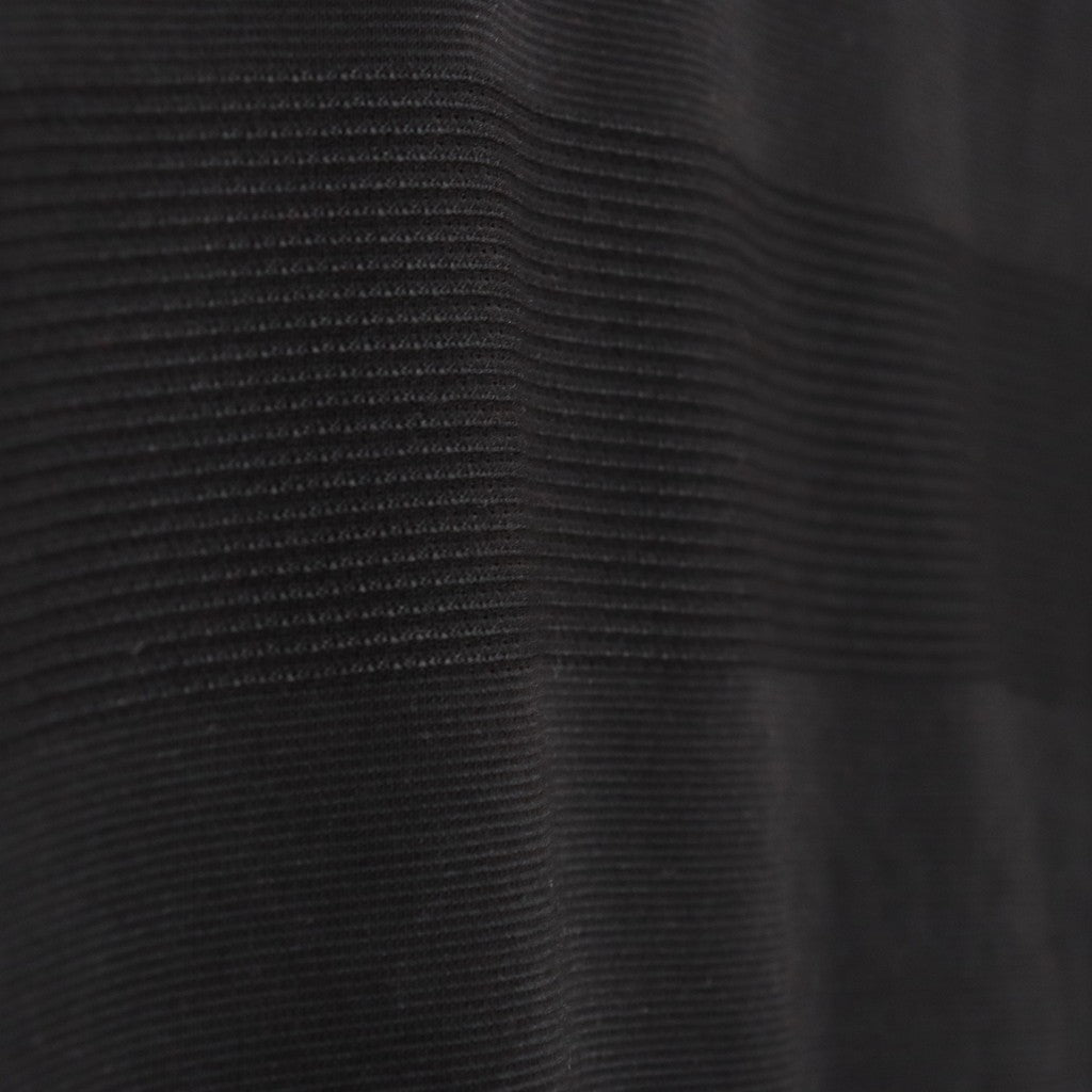 RIDGE BORDER OPEN POLO #Black [SS25-S06]