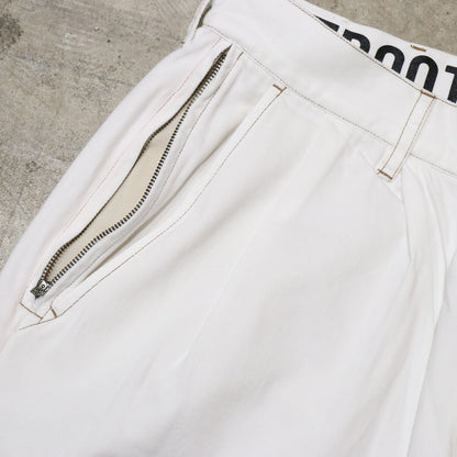 DENIM BALLOON PANTS #WHITE [FW24-B03]