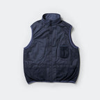 TECH REVERSIBLE WIND SHIELD VEST #NAVY [BJ-23024]