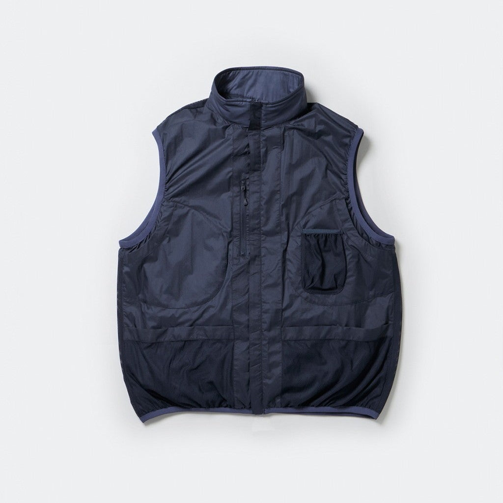 TECH REVERSIBLE WIND SHIELD VEST #NAVY [BJ-23024]