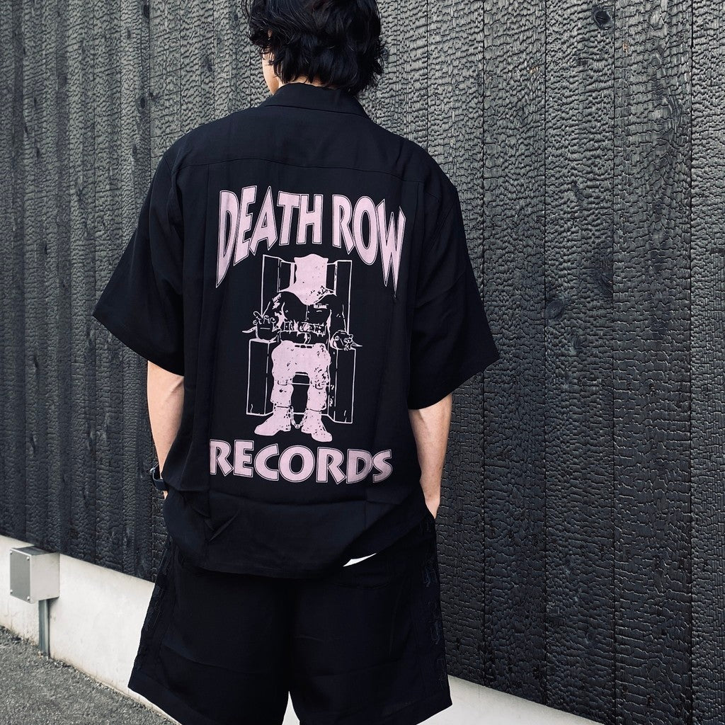 DEATH ROW RECORDS | 50'S SHIRT S/S #BLACK-PURPLE [DEATHROW-WM-OC01]