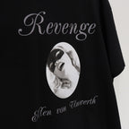 ELLEN VON UNWERTH | WASHED HEAVY WEIGHT CREW NECK T-SHIRT ( TYPE-1 ) #BLACK [EVU-WM-WT01]
