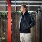 LEATHER JACKET #BLACK [25SS-WMO-BL01]