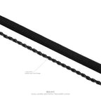 「RDA-01C」 - Dual Layers Aesthetic Trousers Chain #BLACK [GOOPI-25SS-FEB-03]