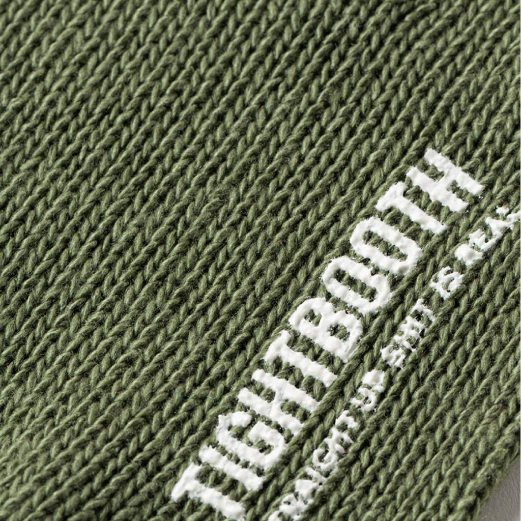 LOGO FINGERLESS GLOVE #Olive [FW25-A07]