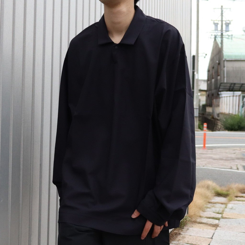 Collar-9 Core Tech 長袖 Polo 衫 #Shadow [GOOPI-25AW-OCT-03]