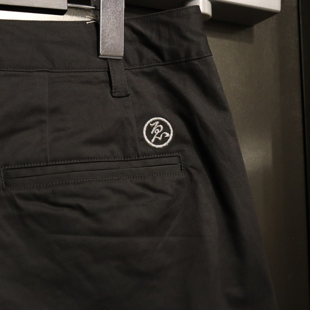 斜紋波西米亞長褲 #黑色 [24SS-B06]