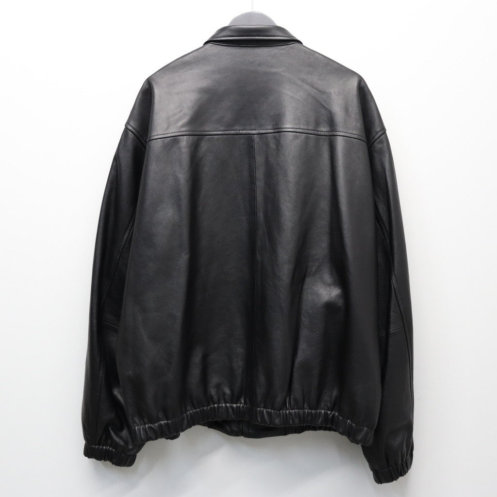LEATHER SWING TOP #BLACK LEATHER [sn25f001]