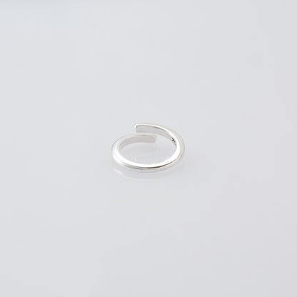 Semicircle Ring -Thin- #SILVER [XOR087]