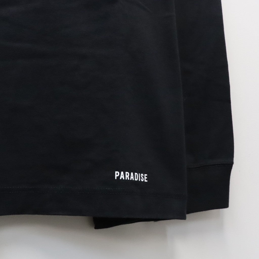 HEALTHKNIT | HENRY NECK LONG SLEEVE T-SHIRT #BLACK [26FW-WMT-HK01]