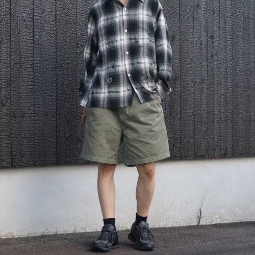 US ARMY CHINO SHORTS AGED #OLIVE [BW261-UACS]