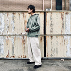 麂皮寬鬆褲 #象牙色 [FW25-B12]