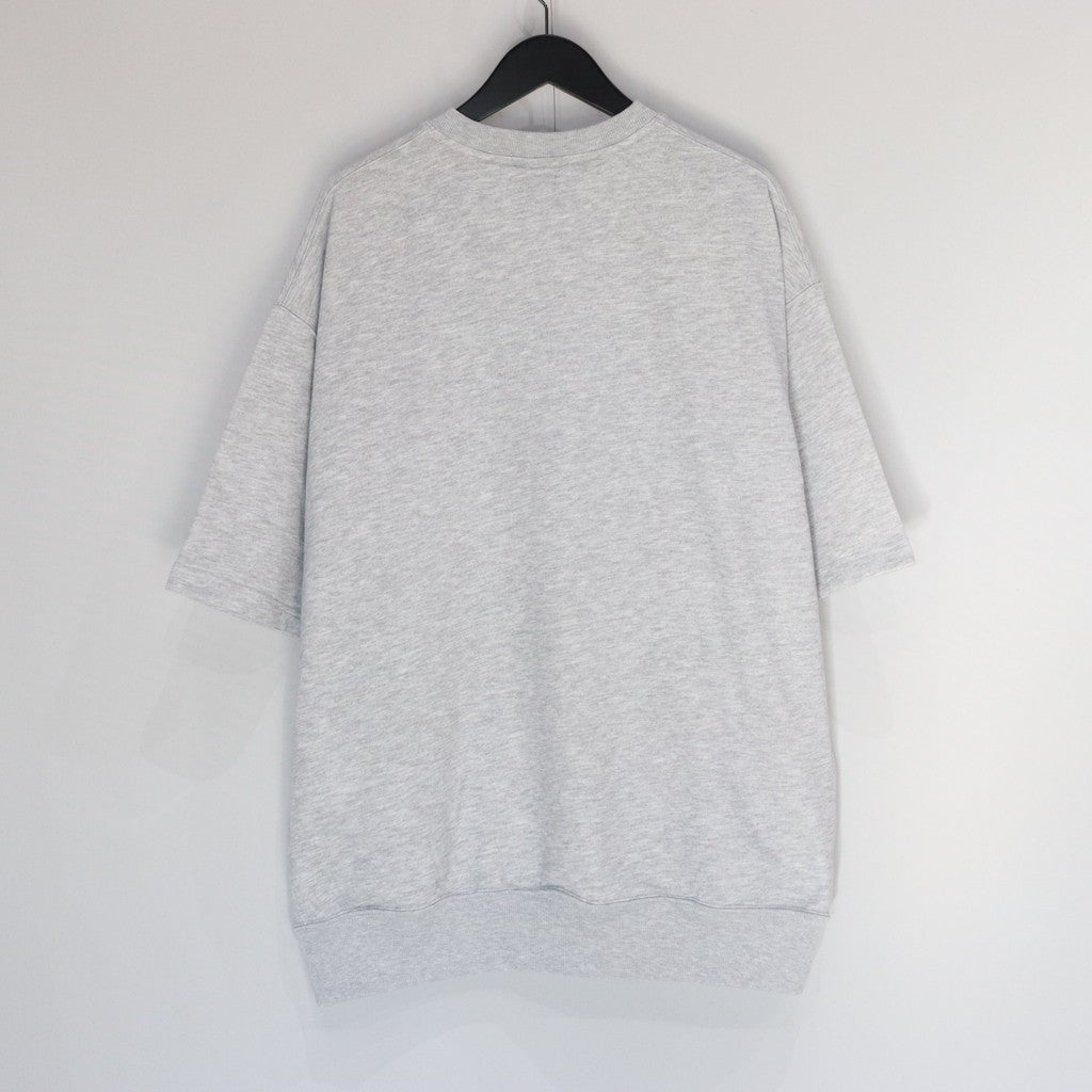 TECH SWEAT CREW S/S #TOP GRAY [BE-51025]