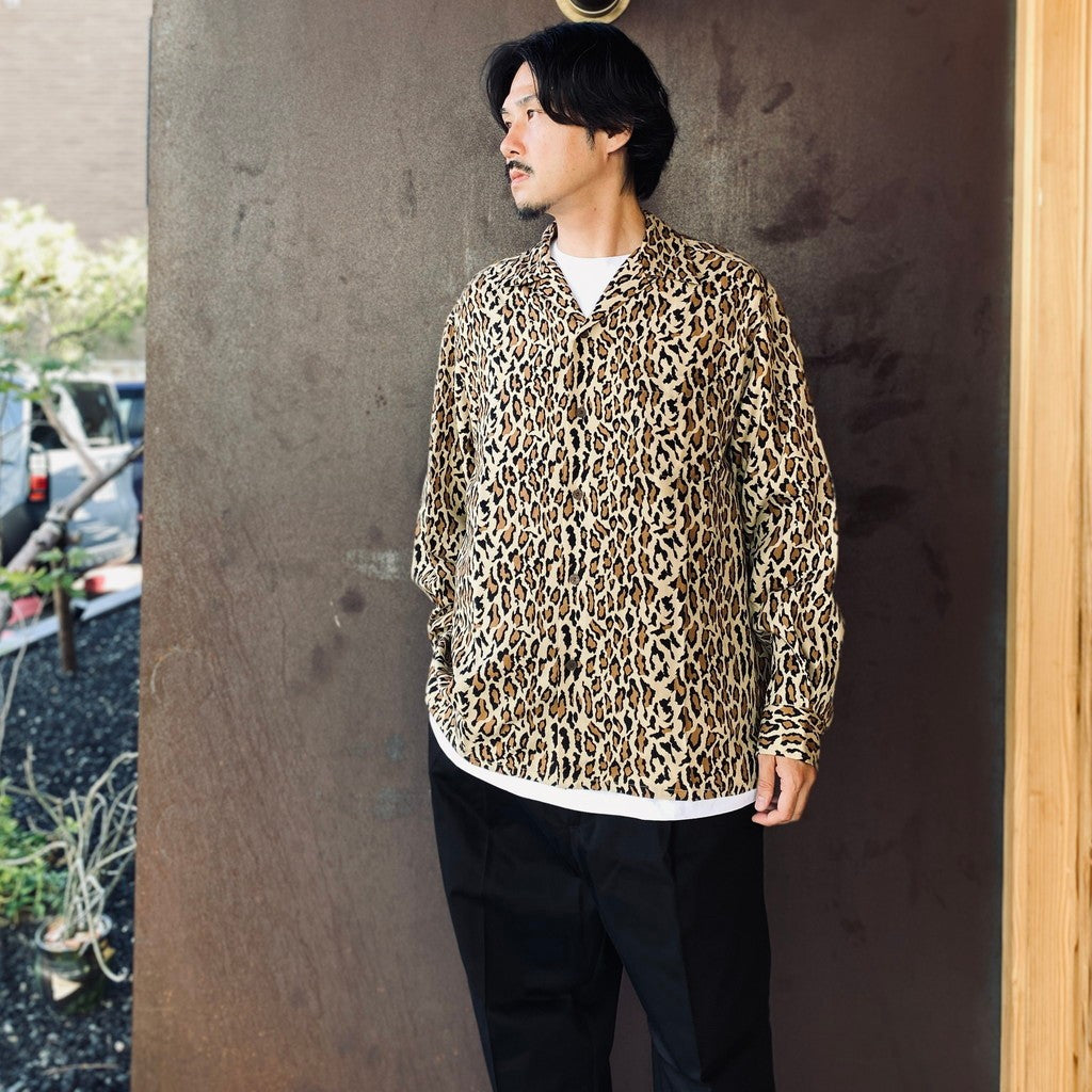 HAWAIIAN SHIRT L/S #BEIGE [26FWE-WMS-HI01]