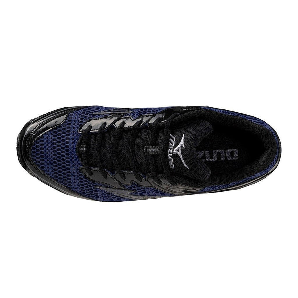 MIZUNO FORTIS LS #BLACK / BLUE [D1GA261C]