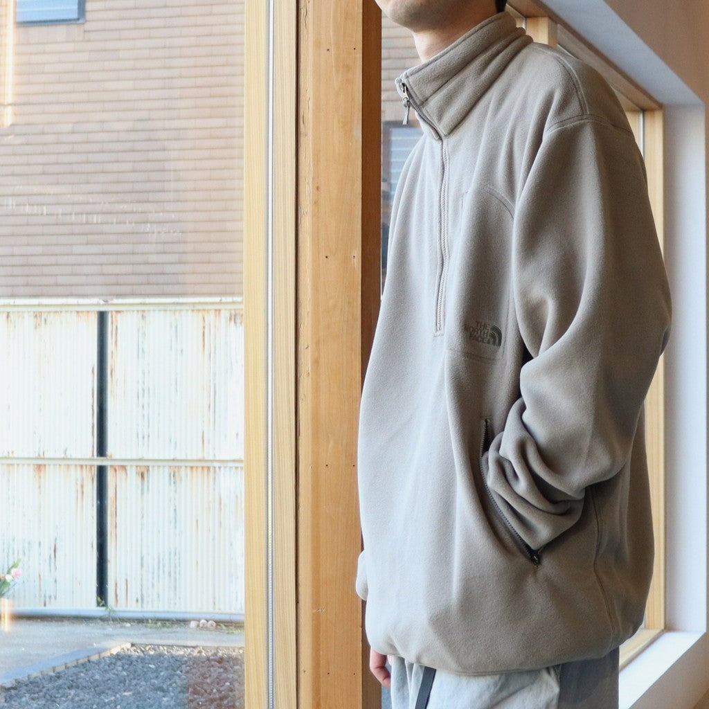 抓絨半拉鍊衫 #MR / 蘑菇色 [NL62531]