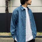 BRIGHT DENIM SHIRTS #USED WASH [S2621102]