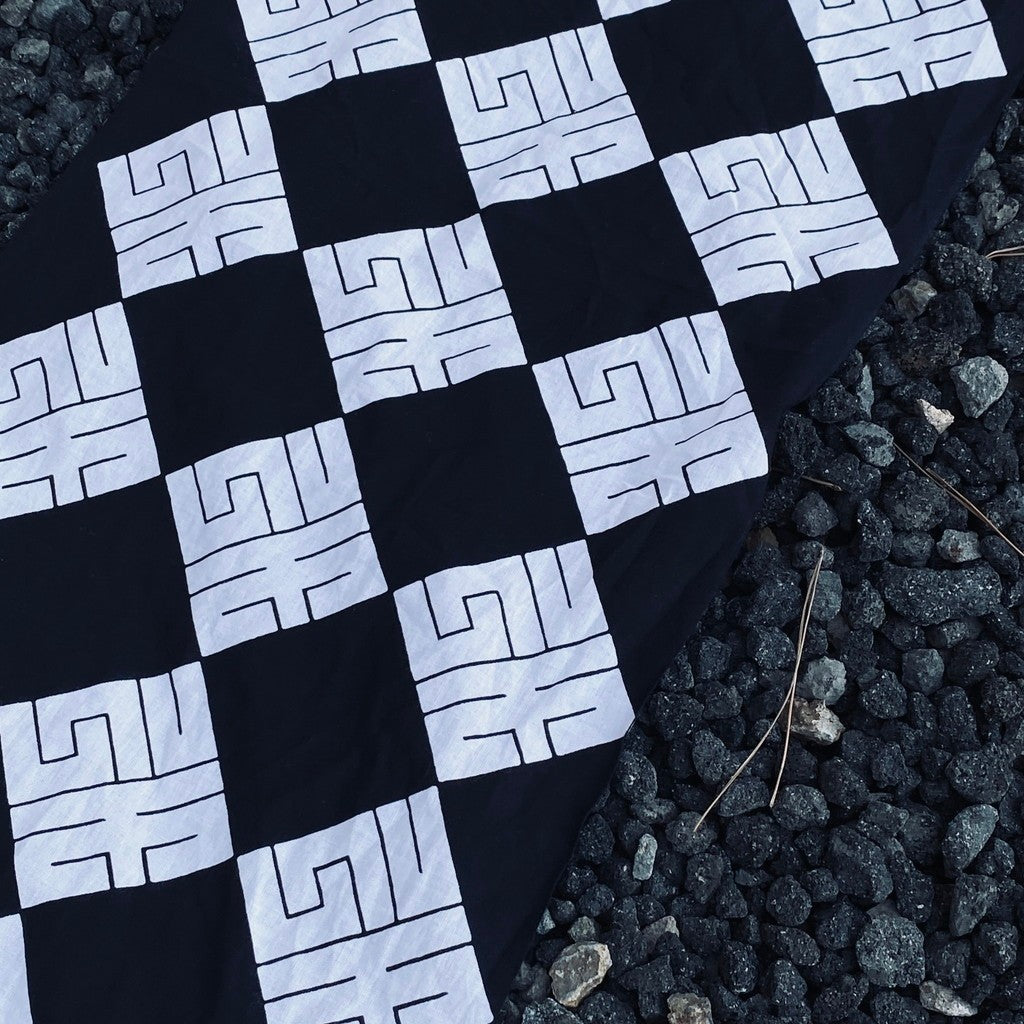 暖簾手拭 #BLACK / WHITE [26SS-COG-A01]