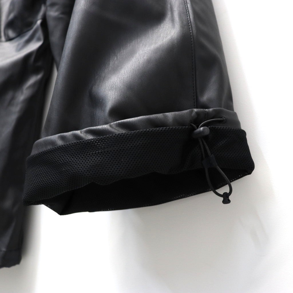 TECH SYNTHETIC SKIN WINDBREAKER PANTS #BLACK [BP-40025W]