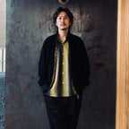 BARACUTA | G9 SUEDE LEATHER HARRINGTON JACKET #BLACK [25FW-WMO-BC01]