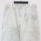 漂白寬鬆油漆工褲 #灰色 [25SS-FS-09 / FS1703]