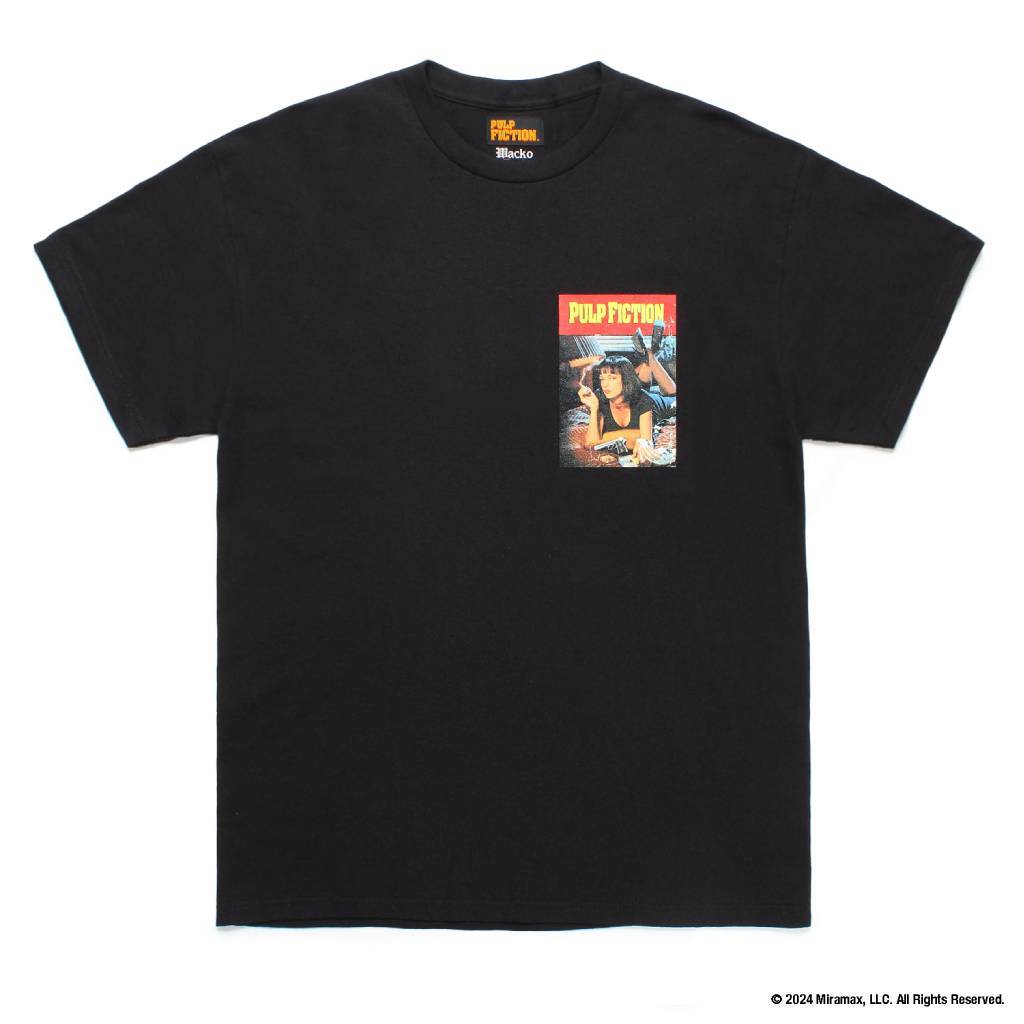PULP FICTION | CREW NECK T-SHIRT (TYPE-5) #BLACK [PF-WM-TEE07]