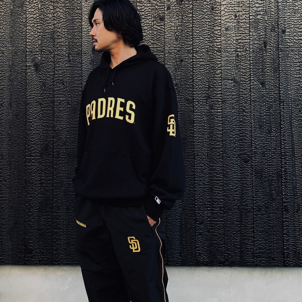 MLB | SD | HEAVY WEIGHT PULLOVER HOODED SWEAT SHIRT ( TYPE-3 ) #BLACK [MLB-WM-SS03]