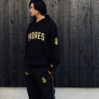 MLB | SD | HEAVY WEIGHT PULLOVER HOODED SWEAT SHIRT ( TYPE-3 ) #BLACK [MLB-WM-SS03]