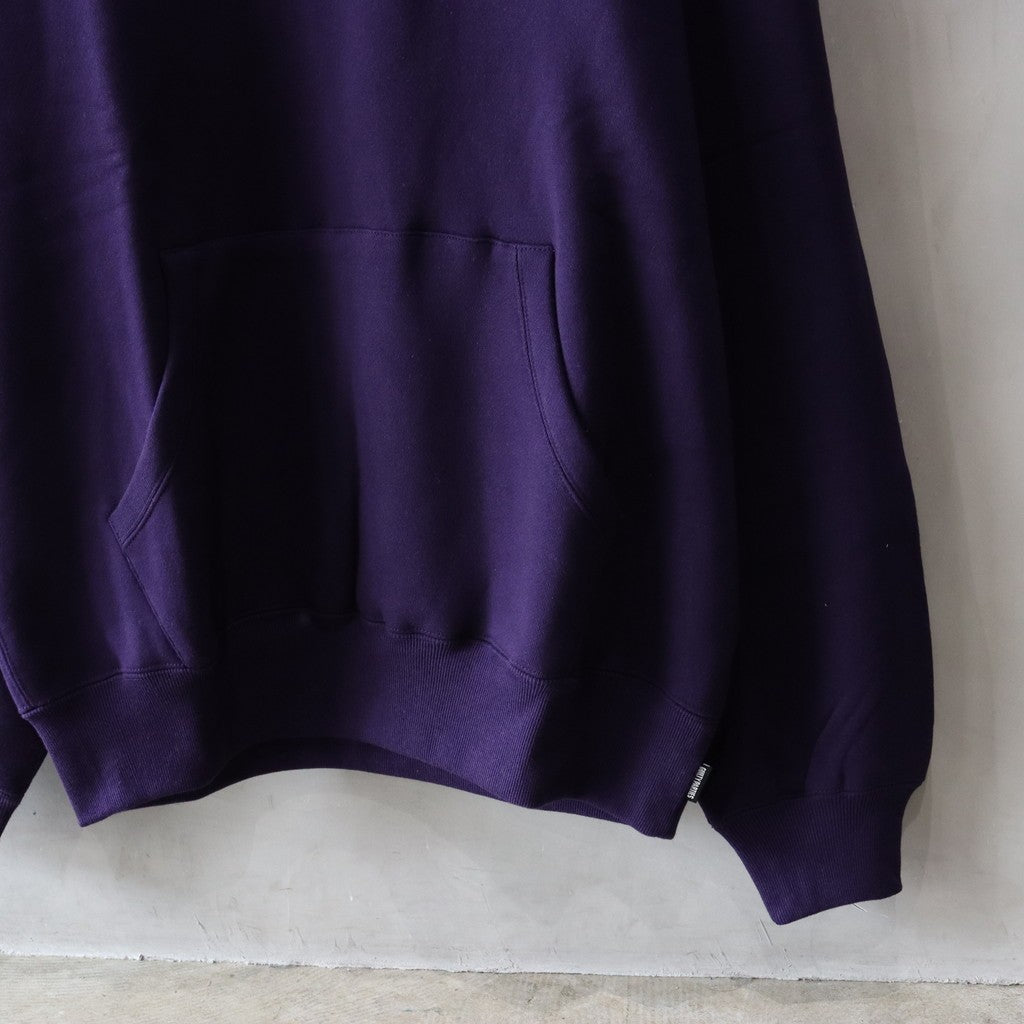 MIDDLE WEIGHT PULLOVER HOODED SWEAT SHIRT ( TYPE-2 ) #PURPLE [24FW-WMC-SS06]