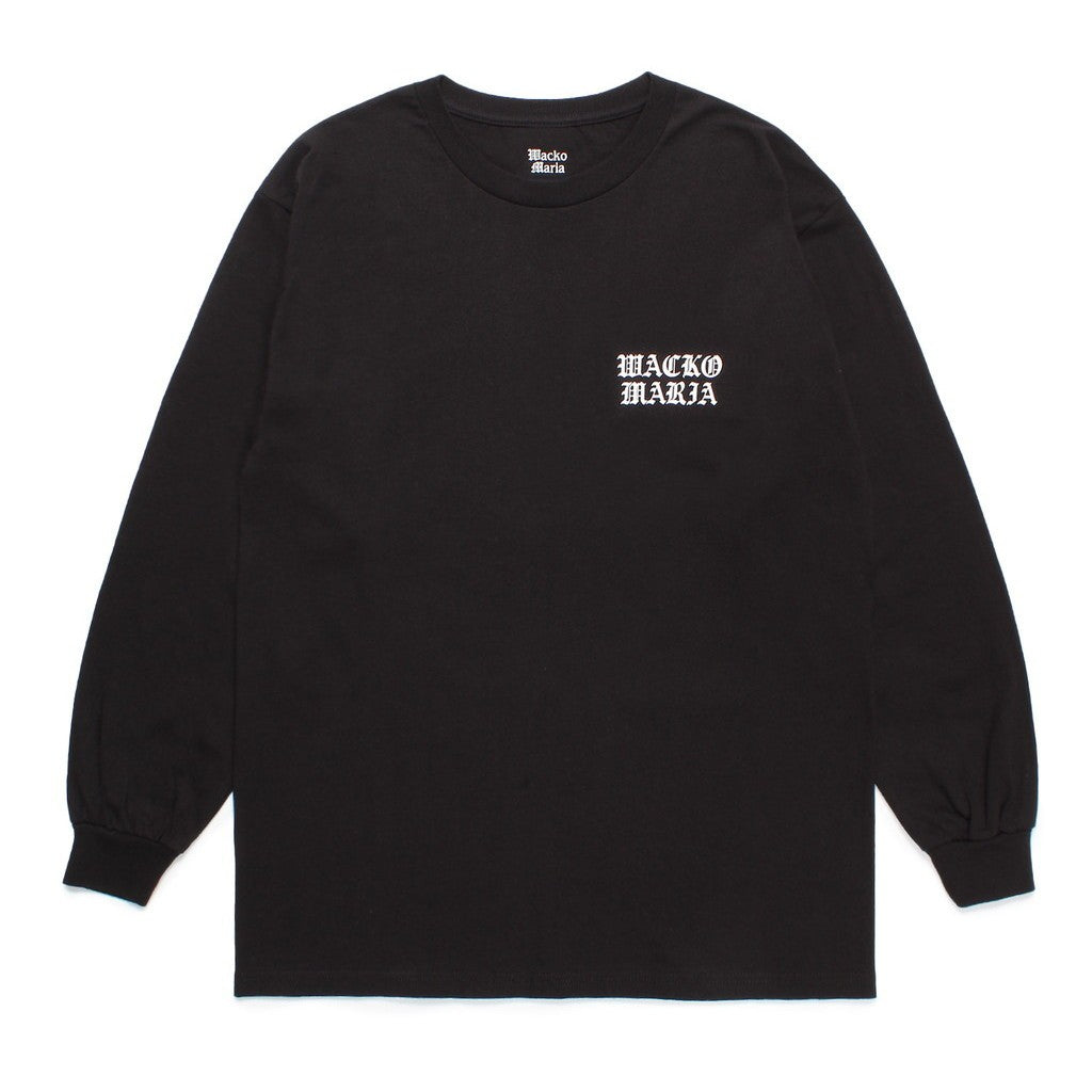 CREW NECK LONG SLEEVE T-SHIRT ( TYPE-1 ) #BLACK [24FW-WMT-LT04]