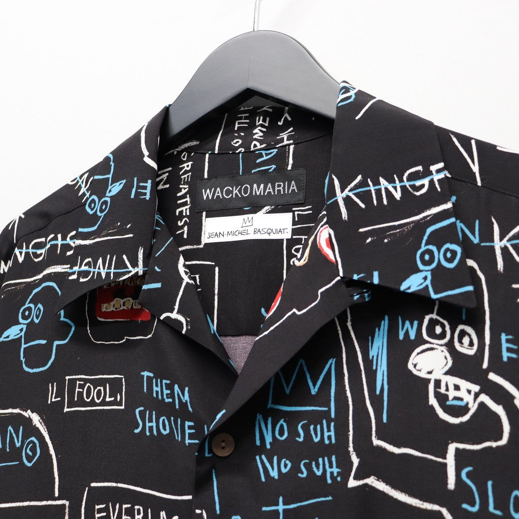 JEAN-MICHEL BASQUIAT | S/S HAWAIIAN SHIRT ( TYPE-1 ) #ONE [BASQUIAT-WM-HI25]