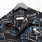 JEAN-MICHEL BASQUIAT | S/S HAWAIIAN SHIRT ( TYPE-1 ) #ONE [BASQUIAT-WM-HI25]