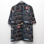JEAN-MICHEL BASQUIAT | S/S HAWAIIAN SHIRT ( TYPE-1 ) #ONE [BASQUIAT-WM-HI25]