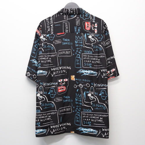 JEAN-MICHEL BASQUIAT | S/S HAWAIIAN SHIRT ( TYPE-1 ) #ONE [BASQUIAT-WM-HI25]
