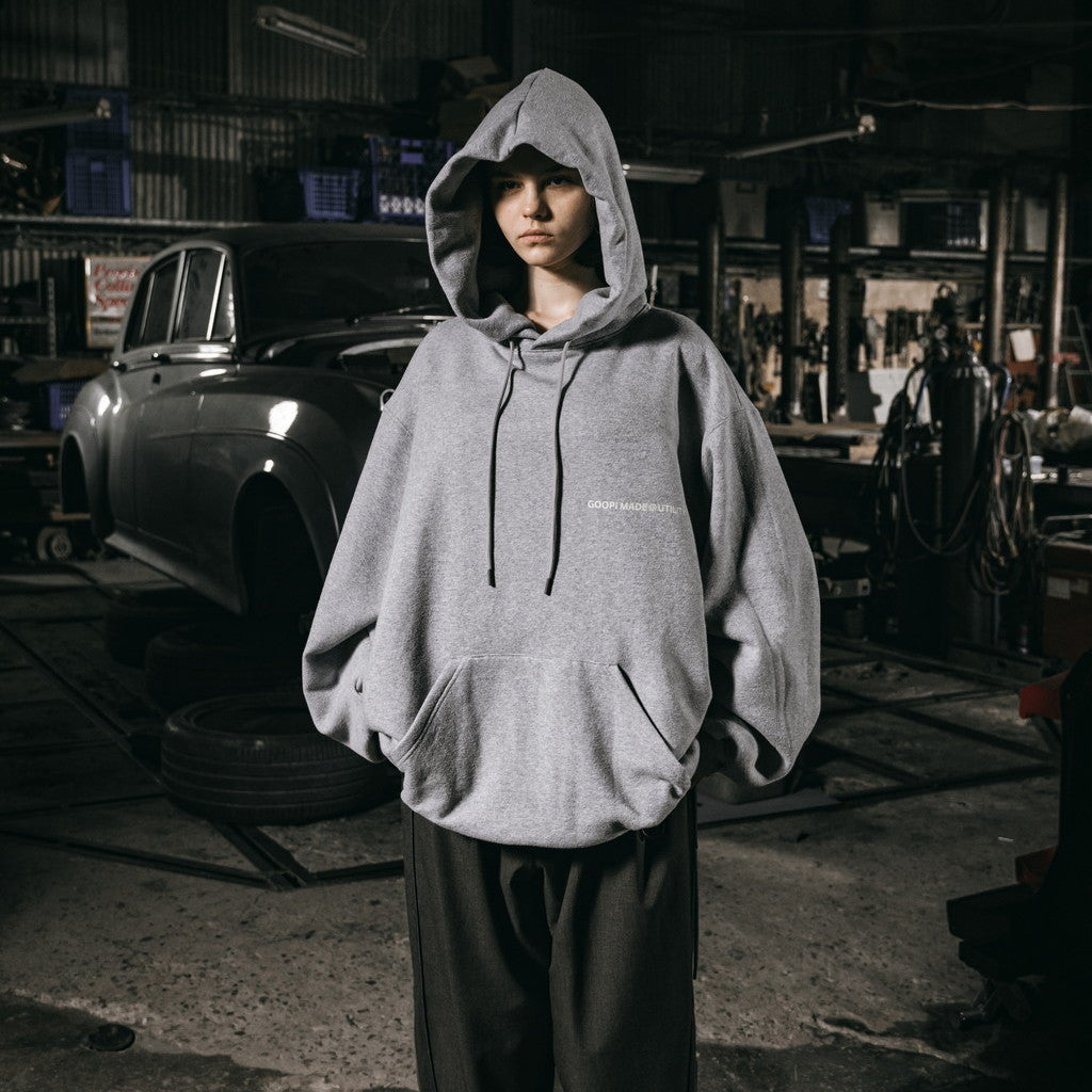 "G7-H1" 陰影漆連帽衫 #GRAY [GOOPI-23AW-OCT-03]