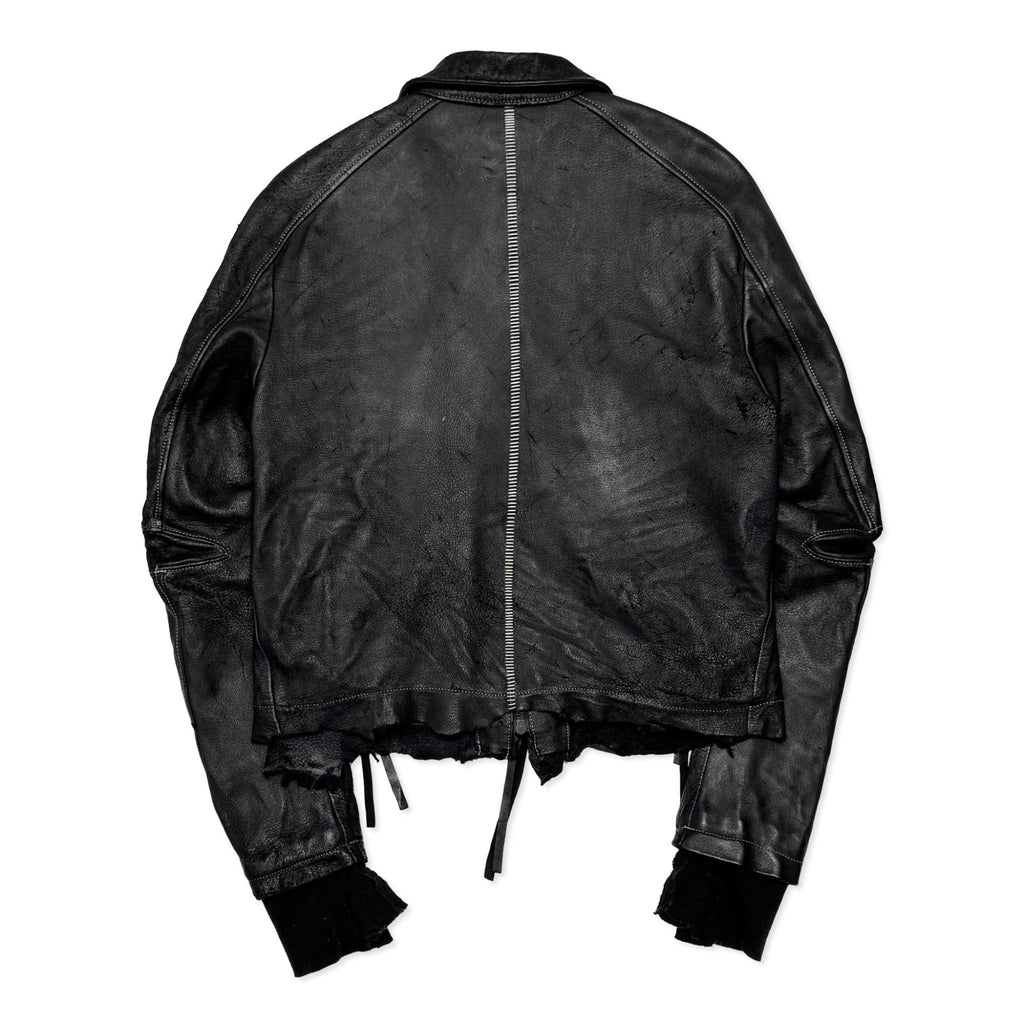 Skin Jacket (VEGETABLE TANNING PIG LEATHER) #BLACK [M-P2-LW1]
