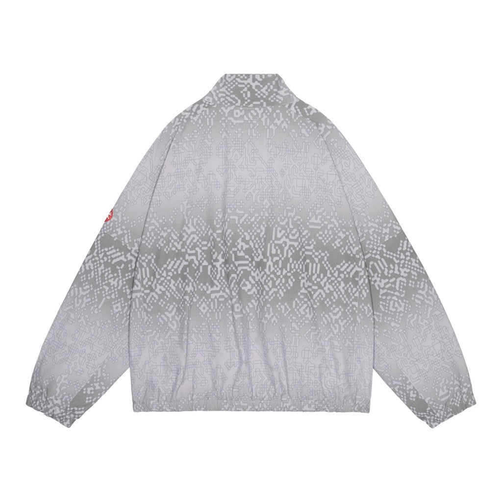 PANELED DIGI7 ZIP JACKET #GREY [CES30JK13]