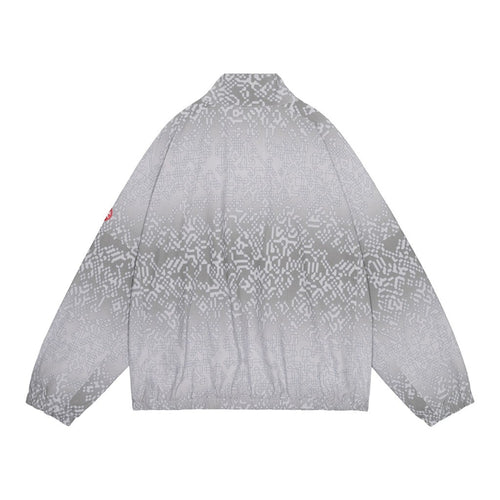 PANELED DIGI7 ZIP JACKET #GREY [CES30JK13]